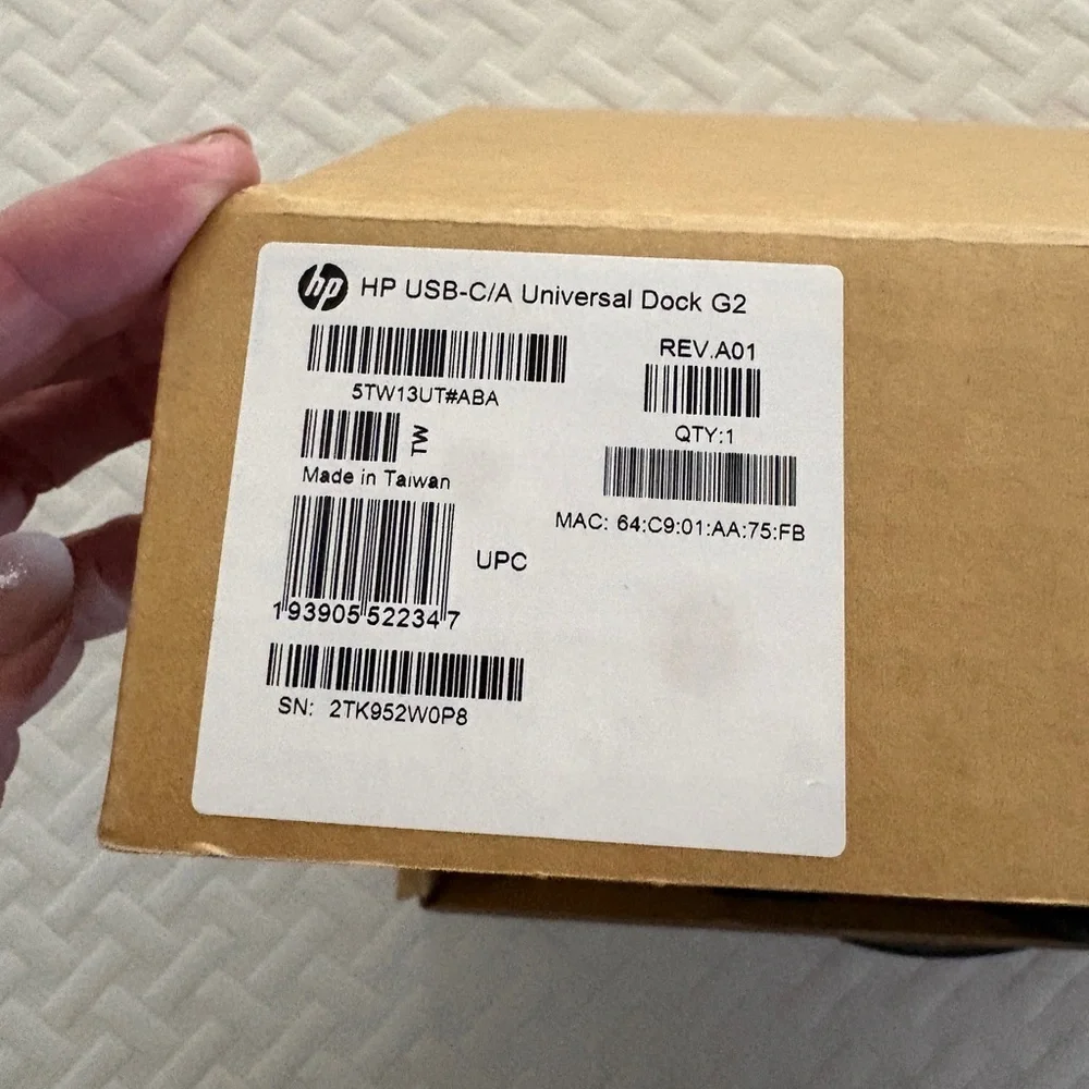 HP USB-C‎ G5 Dock Docking Station Kit with power cord New Tested